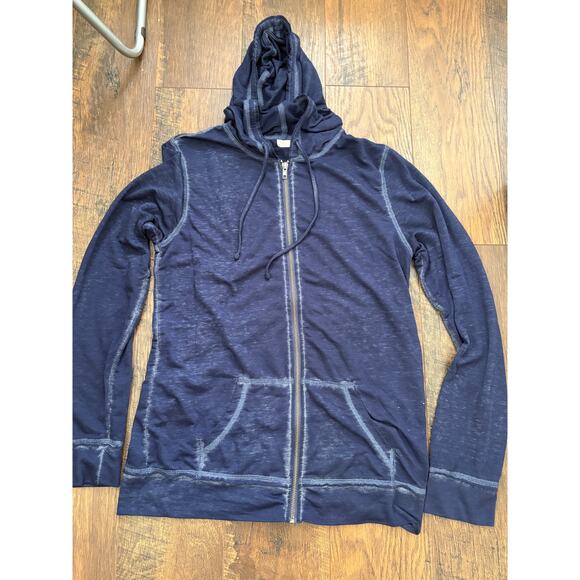 Navy Hoodie Make + Model Brand Size MEDIUM Navy hoodie - Picture 2 of 7